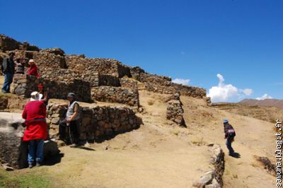 Vestiges du Labyrinthe sur le site sacré de Chinkana